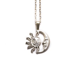 Image of Moon and Star Pendant