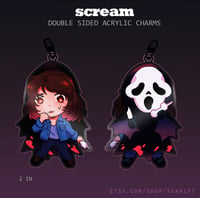 Image 1 of Sidney & Ghost / Scream / Acrylic Charm