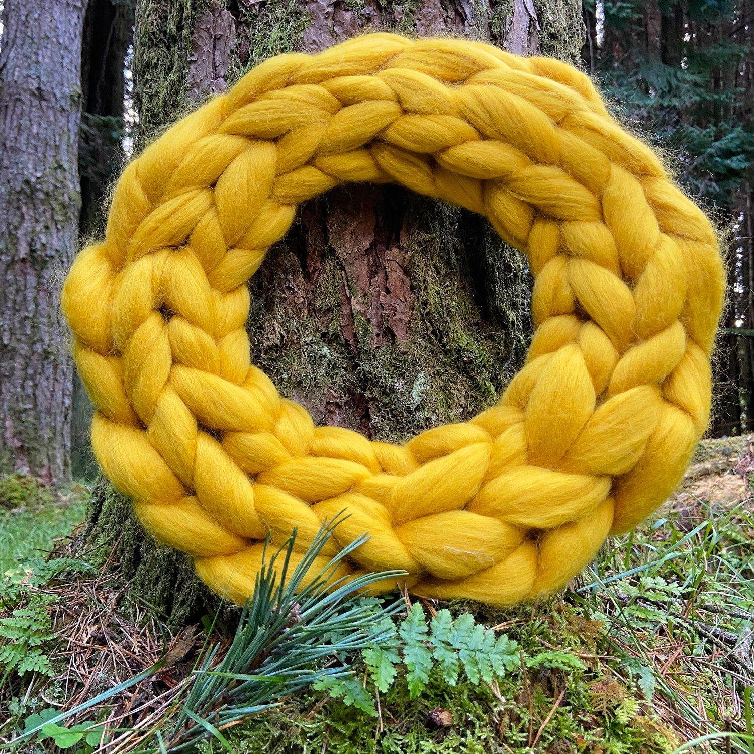Image of Knitted wreath