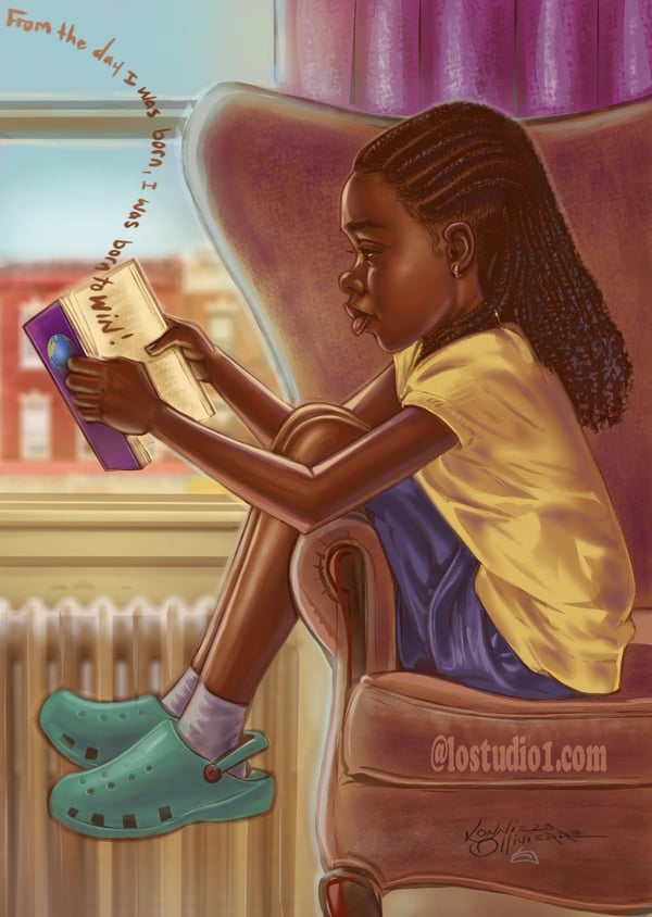Image of "READ TO ME"(girl)
