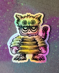 Image 1 of Bundled Up Holographic Sticker