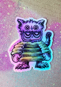 Image 3 of Bundled Up Holographic Sticker