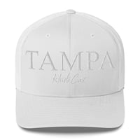 Image 1 of Tampa Embroidered Trucker Cap with mesh back
