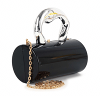 Black Patent Petite Evening Bag 
