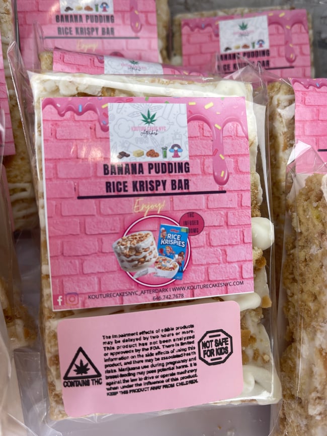 Banana Pudding Rice Krispy Bar