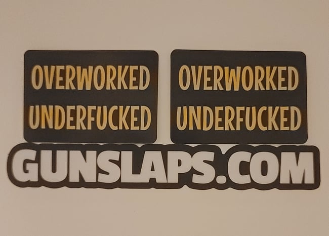 210. Overworked Sticker 