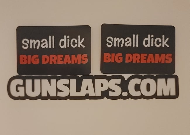209. Small Dick Big Dreams Sticker 