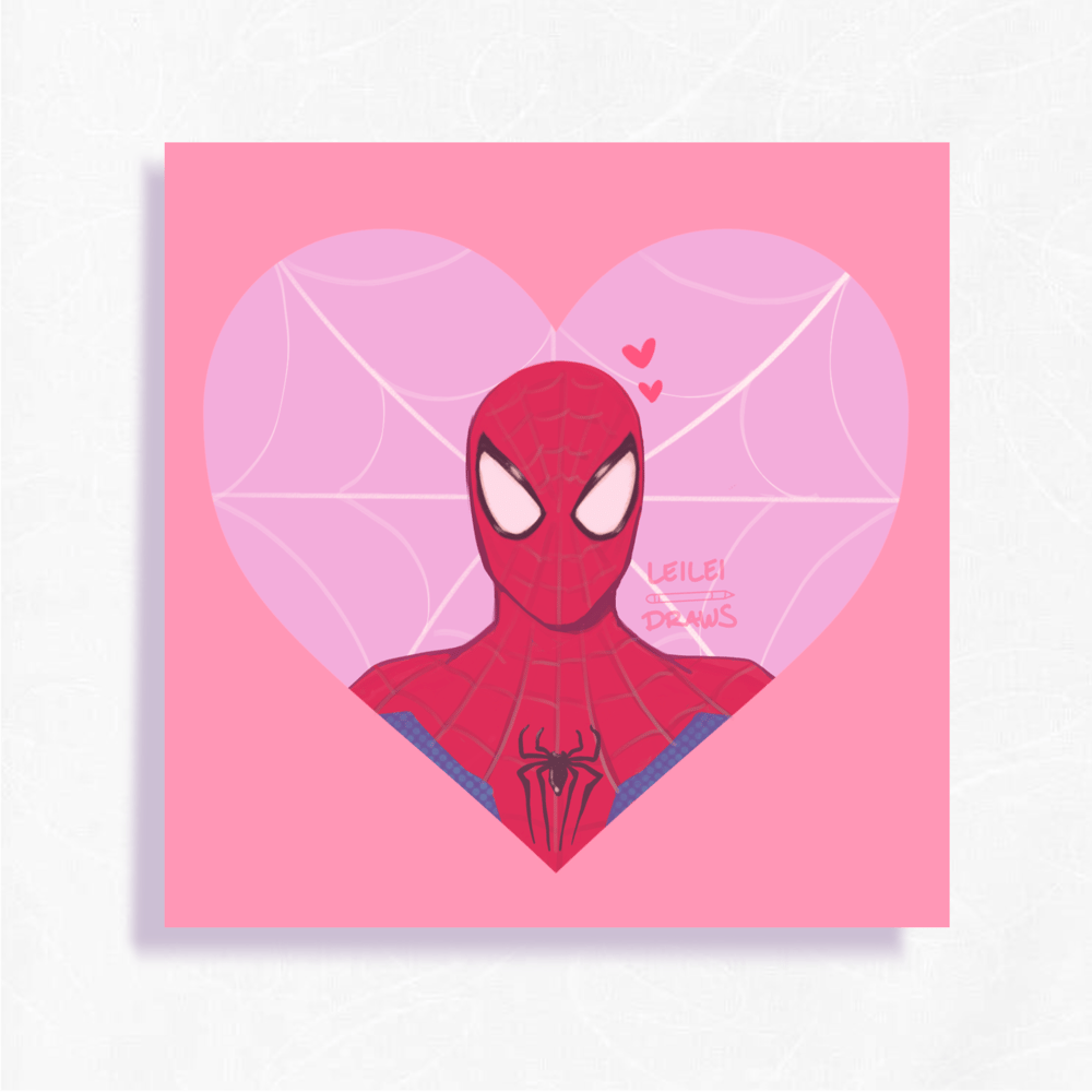 Image of Marvel - Spiderman Valentines Art Print