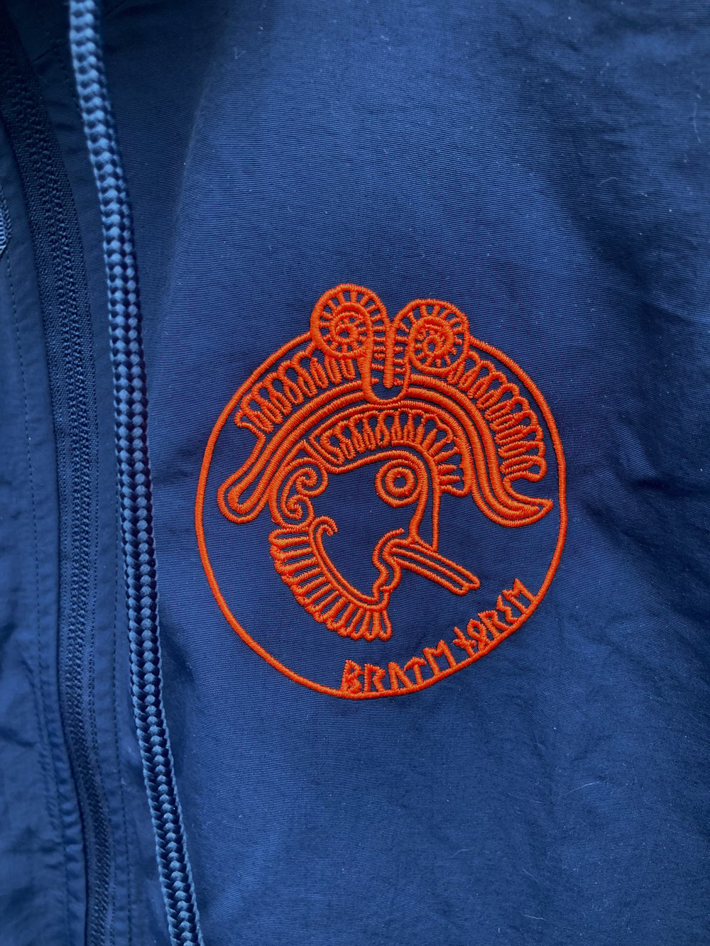 Embroidered Scandifuturist Powerwalking Club Jacket