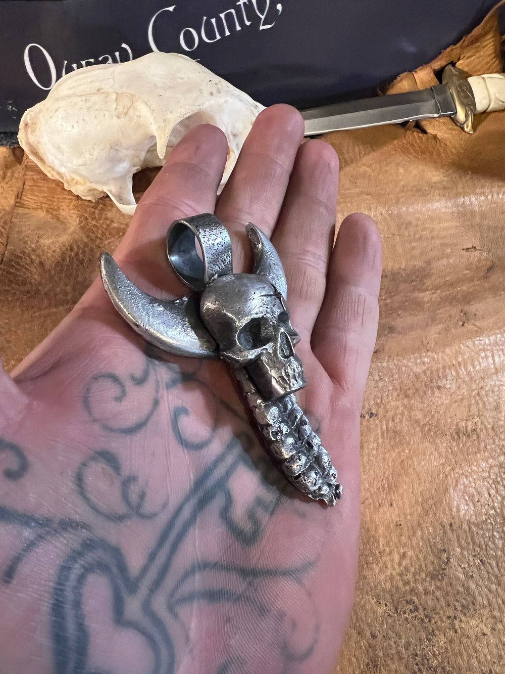 Rattlebear with Skull