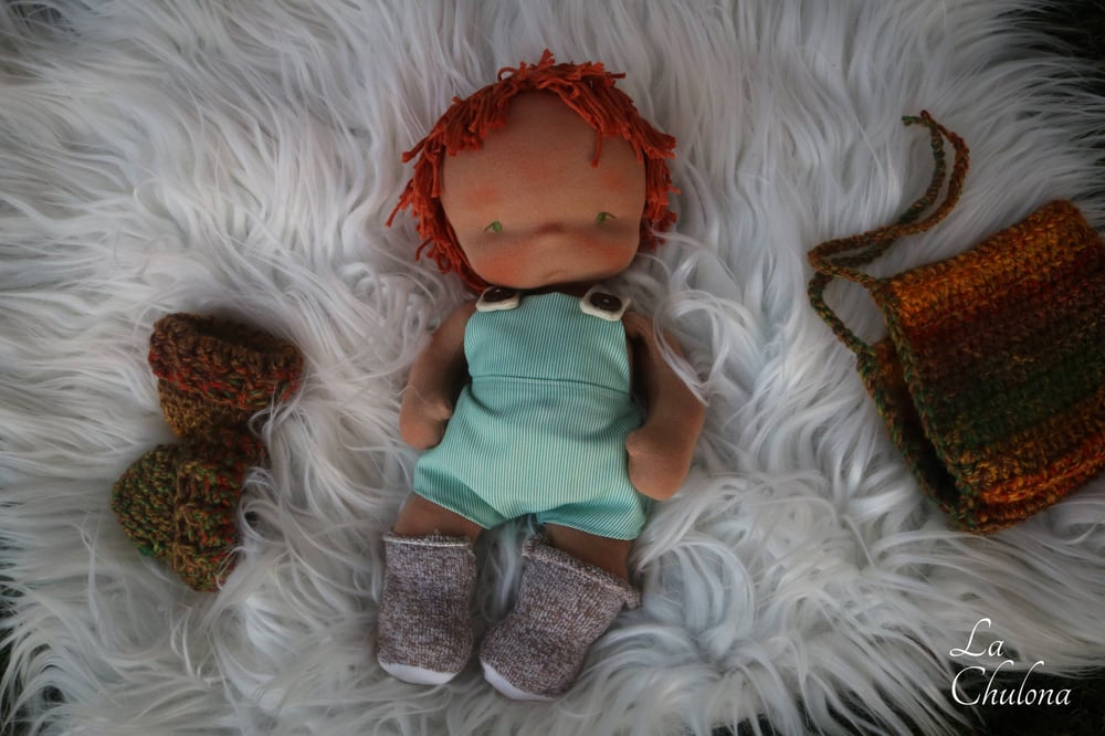Image of River- 11 inch Imitation Waldorf Baby Doll