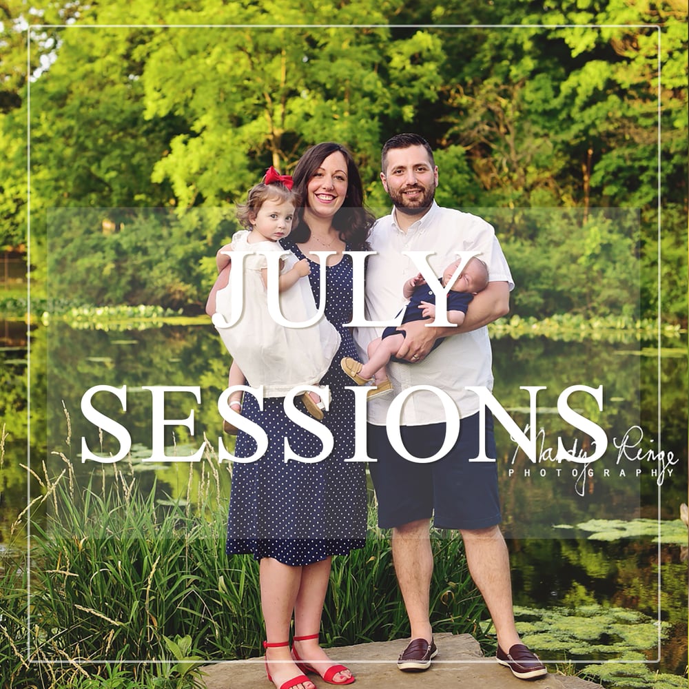 Image of July - Outdoor Session Availability 