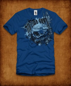 Image of Blue Skull shirt