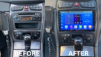 Image 1 of CarPlay Android Auto Headunit Mercedes Benz C/CLK Viano/Vito W203 W209 W168  2002-2008 Sat Nav BT 