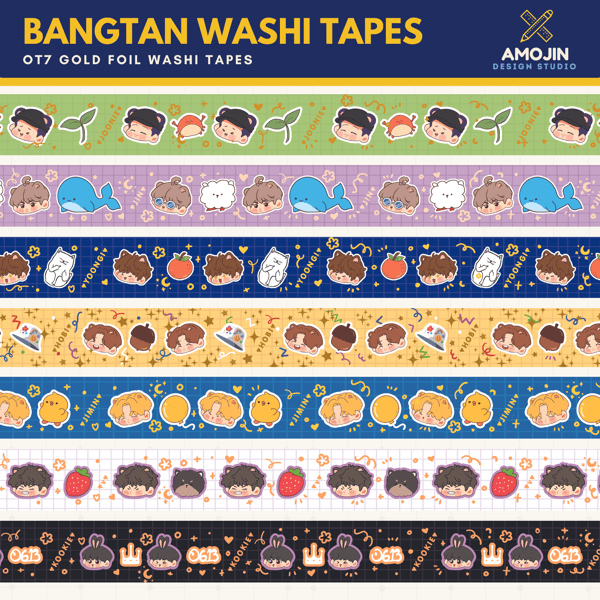 Image of WASHI TAPES: Bangtan Core