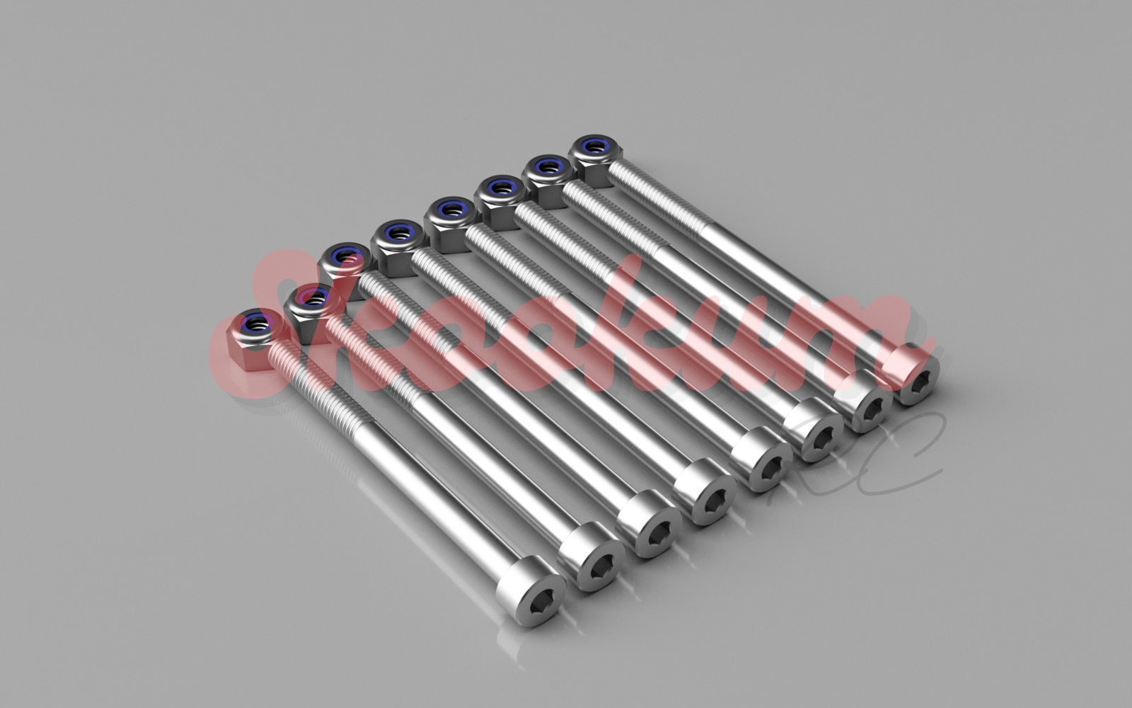 Hot Racing Steel Threaded Hinge Pins For Traxxas Xmaxx - Part #XMX55P08 (Upgrade)