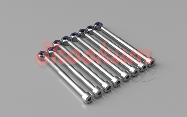 Traxxas XRT High Tensile Threaded Hinge Pin Set - Replaces RPM70510 or CENGS025