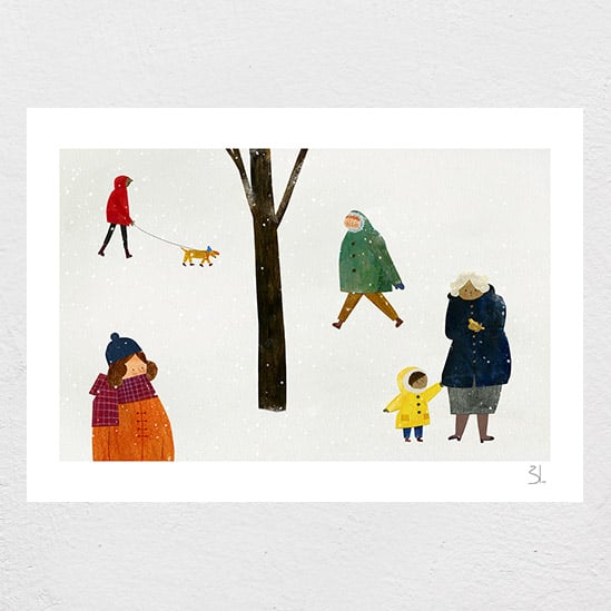 Image of Bird House Print