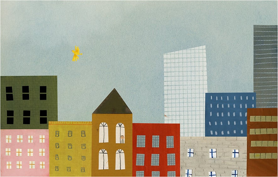 Image of Bird House - City Print