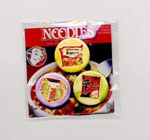 Image of Ramen Noodle Themed Buttons