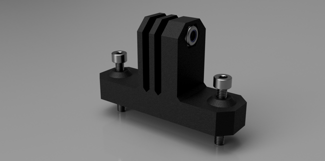 Traxxas XRT GoPro Mount FOR REAR WING GO PRO HERO 3 4 5 6 7 8 9 XTR 2