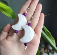 Image 2 of Moon Earrings 