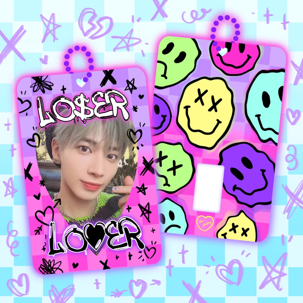 LO$ER=LO♡ER  acrylic photocard holder