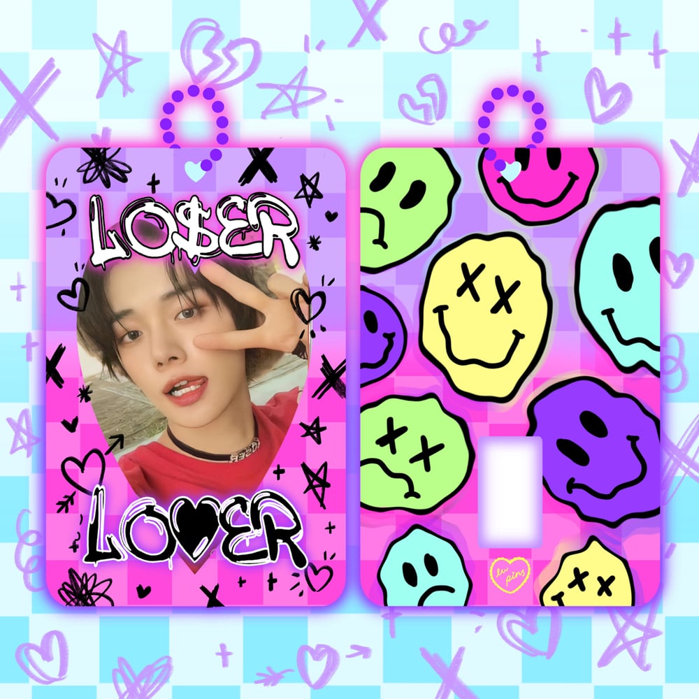 LO$ER=LO♡ER  acrylic photocard holder