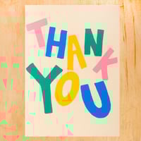 Thank You Crooked Greeting Card