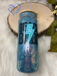 Image 2 of 25oz  Beach Babe Glass Tumbler 