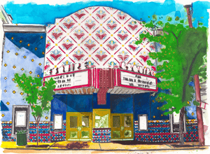 Image of Esquire Theater (Print)