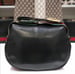 Image of "RARE" Vtg. Gucci Black Leather Shoulder Bag 