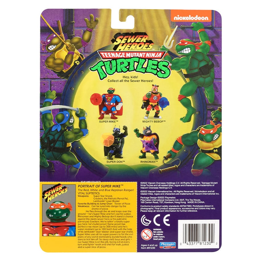 【NECA】新品正規品 タートルズ TMNT SEWER HEROES REX NECA Teenage Mutant Ninja Turtles Cartoon Sewer Heroes