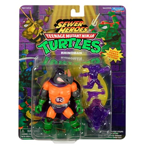 Teenage Mutant Ninja Turtles Sewer Heroes Rhinoman Action Figure