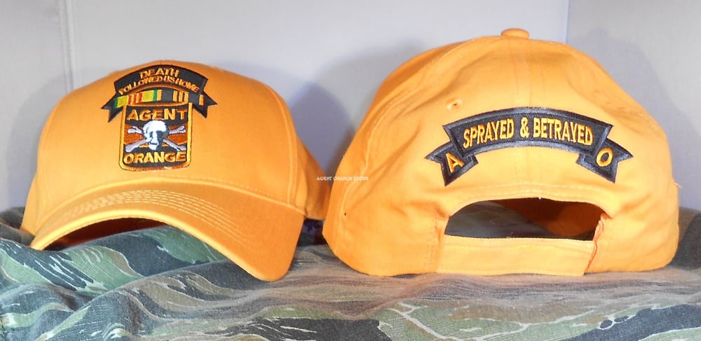 Image of Agent Orange Death Followed Us Home Hat patch