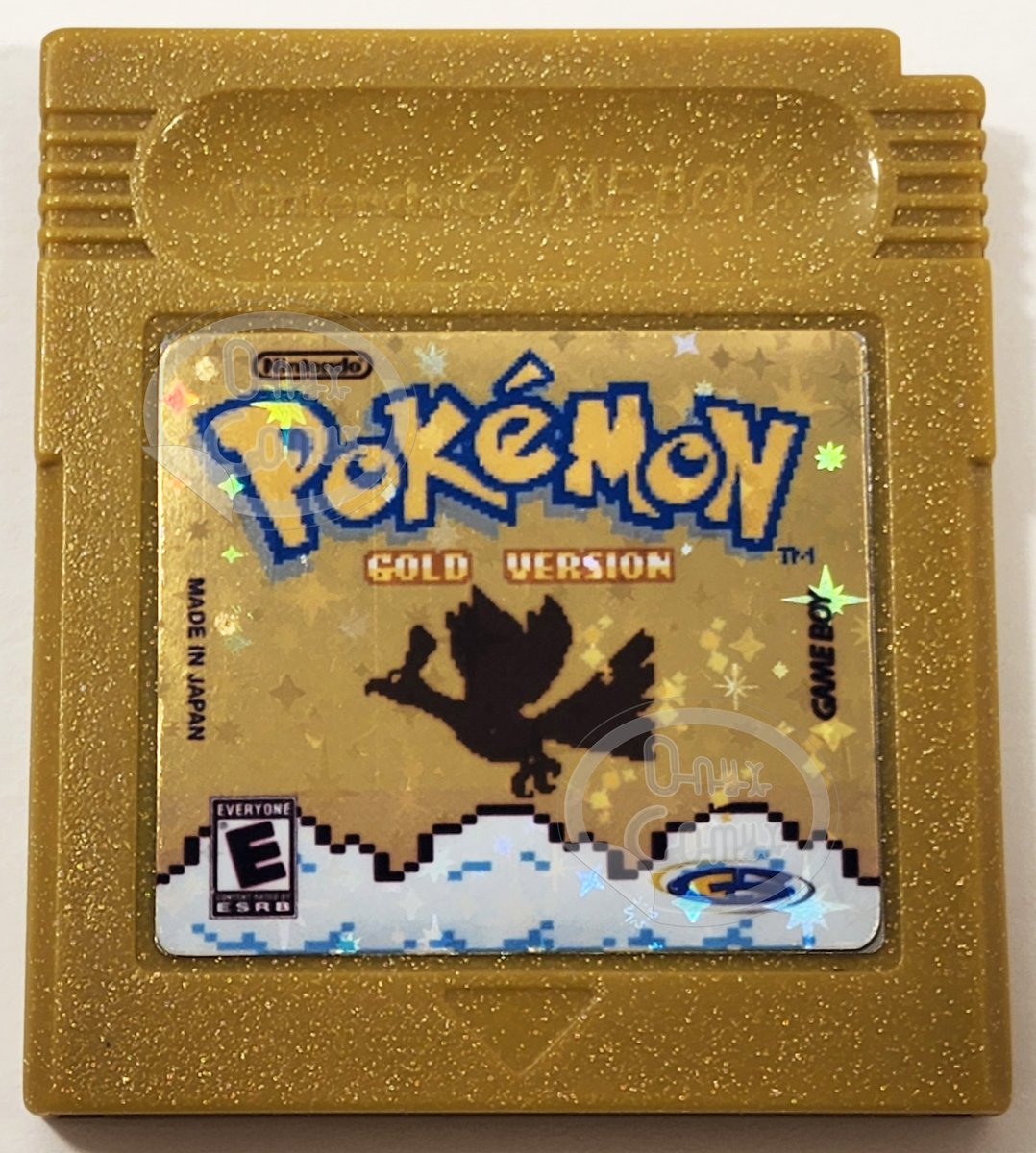 Gameboy Pokemon Gold Version Replacement Label Decal Foil Metallic or  Glossy paper Sticker choose Variation