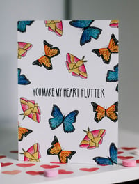 Image 1 of Heart Flutter Butterfly Love Card
