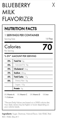 Image 2 of Blueberry Milk Flavorizer