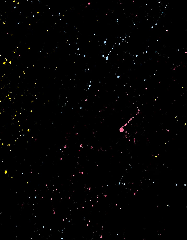 Image of “CYMK GRUNGE SPLATTER ” SMYHF Hand Painted T-shirt 