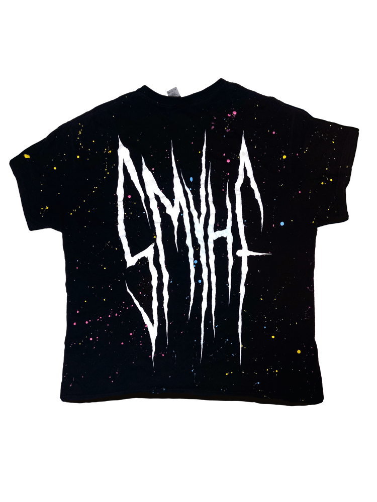 Image of “CYMK GRUNGE SPLATTER ” SMYHF Hand Painted T-shirt 