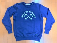 Image 1 of Bleu de Paname made in France logo sweater, size S (fits M)