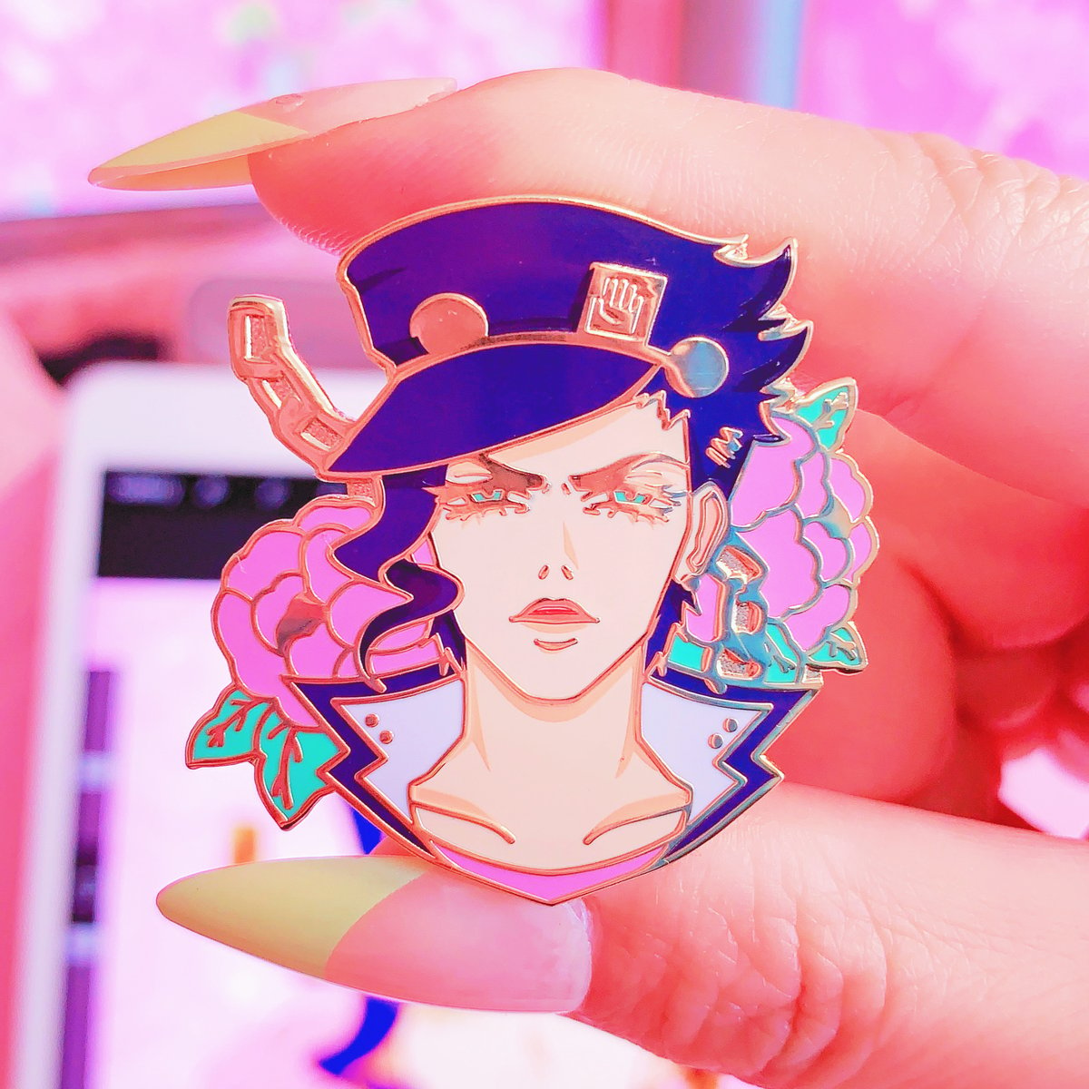 Image of Jotaro Enamel Pin