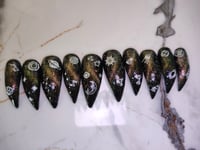Image 2 of Night Sky Press on Nails 
