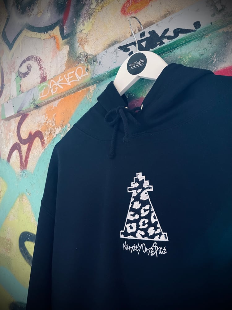 Image of Black Kaye Leopard Lighthouse Hoody
