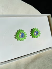 Image 4 of Limey Stud Earrings 