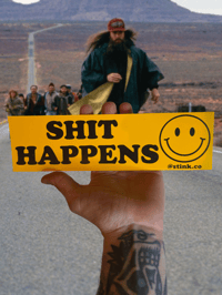 Image 2 of Shit Happens Bumper Sticker