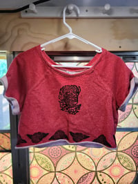 Image 1 of Bison flower crop top