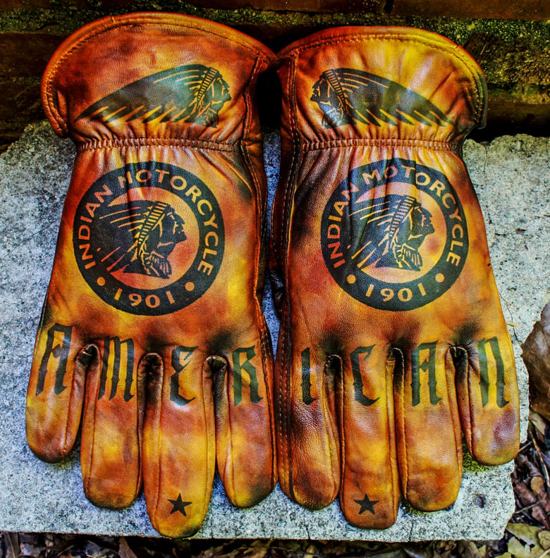 Image of Indian custom gloves