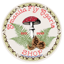 Image 4 of 🍄 Amanita Magnet - Wood Burning Art - Cottagecore - Natural 5" Inches