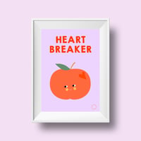 Image 1 of Heart Breaker A4 print